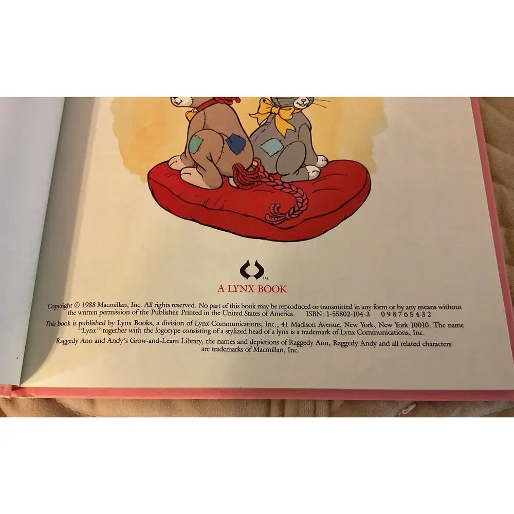 1988 Raggedy Ann & Andy's HC Book #4 Raggedy Dog to the Rescue